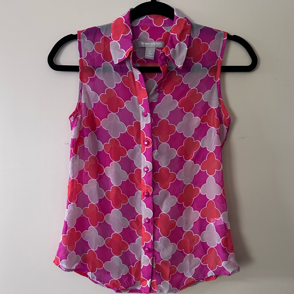 Sheer Banana Republic Top, Size 2